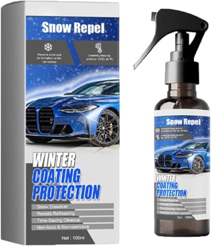 Spray dégivrant pour pare-brise, spray fondant pour vitres, dissout rapidement la glace et la neige, élimine la glace et la neige des vitres, convient aux pare-brise, rétroviseurs et phares de voiture