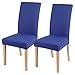 Shujin 1er/2er/4er Set Stuhlhussen Stretch Stuhlbezug elastische Moderne Husse Dekoration Einfarbig Stuhlüberzug für Universelle Passform