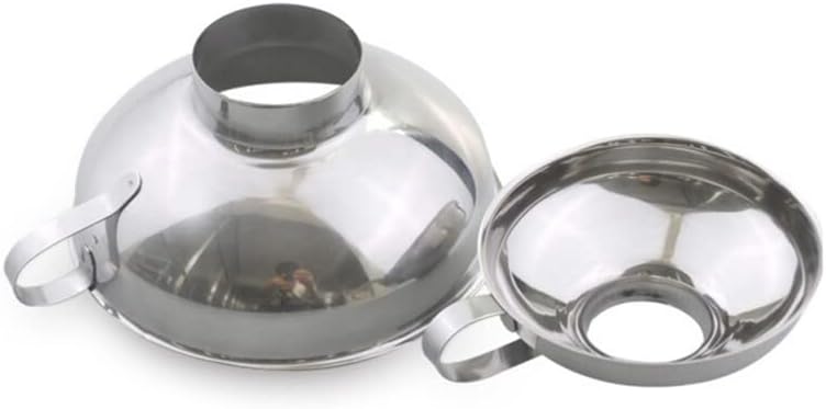 Miniatura 3 de Herramientas de cocina de acero inoxidable de boca ancha para conservas, copa de embudo, filtro de tolva, pepinillos, embudo de mermelada,