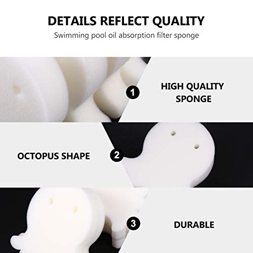 Esponja de absorção de óleo YARNOW 20 peças – Esponja de filtro de esponja de limpeza para banheiras