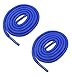 Round Shoelaces 3/16" Thick Solid Colors for All Shoe Types Several Lengths (Royal Blue-36)