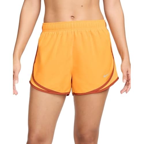 Nike Women’s Tempo Pace Running Shorts 2.0 (US, Alpha, Large, Regular, Regular, Sundial/Wolf Grey)