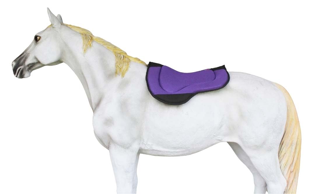 39188 - Almohadilla de neopreno para silla de montar (contorno de caballo), color morado
