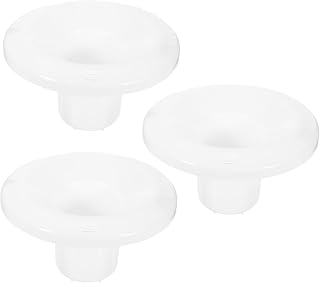 LIFKOME 3pcs Water Dispenser Parts Cup Aerator Faucet Lid Hot Water Cooler Accessories Cubes Freezer Ice Cube Squeeze Big Ice Cube Tray Bottle Trays Flow White Plastic