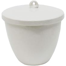 Porcelain Crucible with Lid Cover Lab Crucible 20ml, 30ml, 40ml, 70ml, 100ml, 200ml, 300ml 300ml