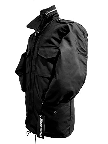 Giacca parka da uomo, foderata, stile vintage