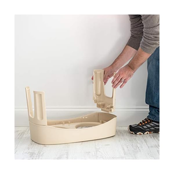 IRIS-USA-Elevated-Dog-Bowls-Dog-Food-Bowls-Elevated-for-Large-Dogs-Dog-Raised-Bowls-with-2-Stainless-Steel-Bowls-2-Quart-12-Height-Almond IRIS USA Elevated Dog Bowls