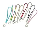  Generico Cordino per cellulare telefono da polso 20 Cm laccio brillantinato tracolla cellulare universale Unisex uomo donna bambino accessorio idea regalo vari colori (arcobaleno brillantinato)