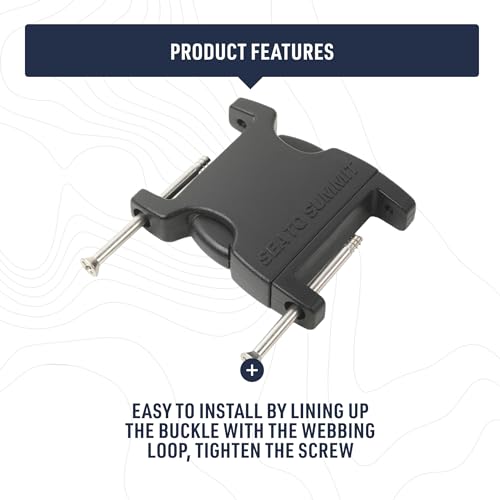 Image of Sea to Summit Field Repair Buckle - Side Release, 2 Pin, 3-pack