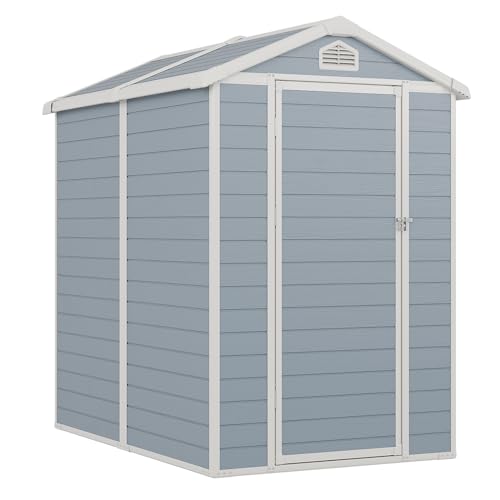 Jolydale G37024 6’X4’ Outdoor Storage Resin Shed thumb #7