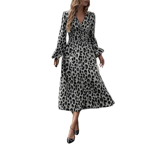 Robe t-shirt léopard femme : tenue d'été légère et décontractée