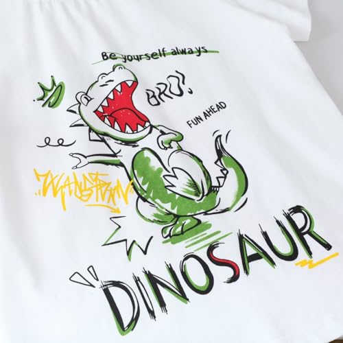 Image of Toddler Boy Clothes Kids Summer Cotton Outfits Shirt Short Sets Size 2-7