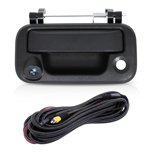 Image of Tailgate Handle Backup Camera Compatible with Ford F-150 2004-2014, Tailgate Rear View Camera with 170 Viewing Angle Compatible with Ford F250 F350 F450 F550 2008-2016