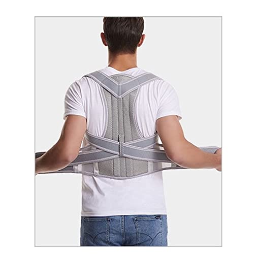 Barre en alliage correcteur de posture réglable structure renforcée gris M