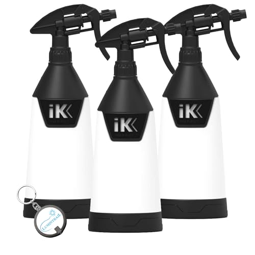 IK Sprayers Multi Trigger 1 (Multi TR 1) Sprayer 3 Pack Bundle with Keychain - Spray Detailer for Vehicle Detailing Cleaning and Maintenance