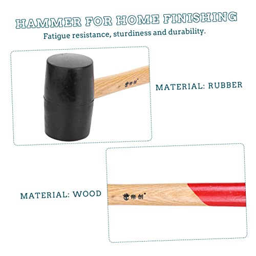 DOITOOL 2 peças para azulejos de martelo de couro doméstico e instalação de piso de azulejo, acabame