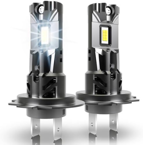 OUSHI H7 Scheinwerferlampe mit ECE Zulassung, 600% Helleres 6000K Weiß (2 Stück)