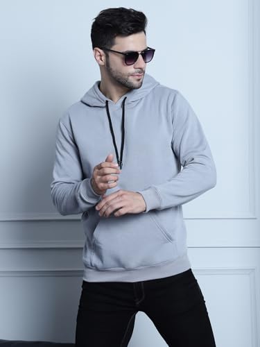 Image of Men's Cotton Blend Hooded Sweatshirt