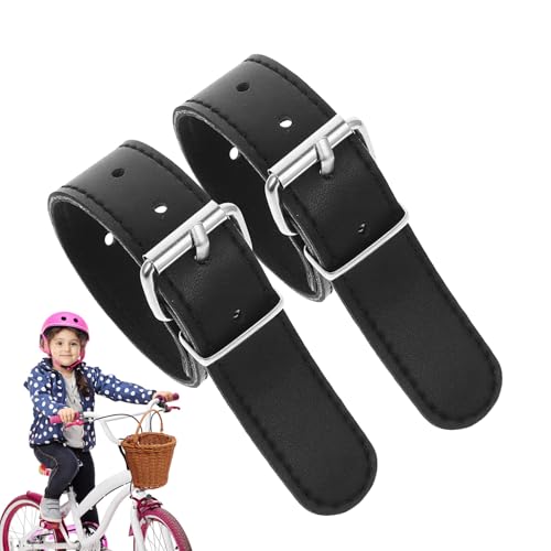 Correa de repuesto para cesta delantera de bicicleta,Correa para cesta de manillar con hebilla | Accesorio Vintage Scooter Cruiser De Playa Para Niños