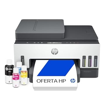 Impressora Multifuncional HP Smart Tank 754 Tanque de Tinta Colorida Wi-Fi Scanner Duplex, Bluetooth. Funções: Imprimir, Copiar, Digitalizar. Cor: Branco (2H0A6A#AK4)