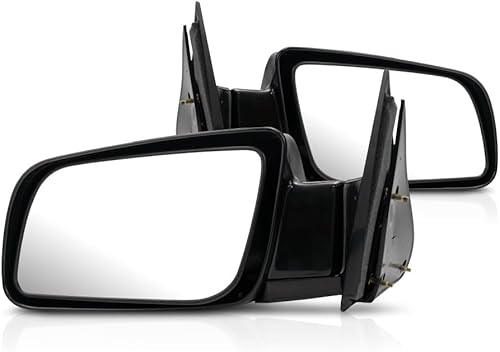 Miniatura 8 de Para Chevy C1500  K1500 1988-1998 Espejo de puerta lateral del conductor  Manual  Plegado manual  No calentado  Tipo estándar  Pintura a juego