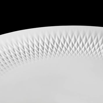 Villeroy & Boch Manufacture Collier Blanc Centerpiece, Decoration for The Festive Table, Premium Porcelain, Hand wash, White
