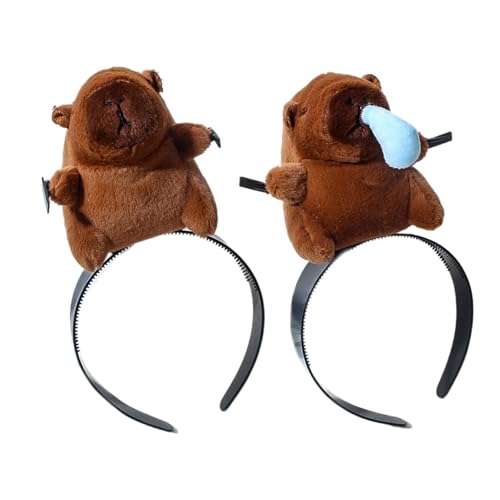 Aurgiarme Capybaras �R�X�`���[���w�b�h�o���h ���p ���C�N�A�b�v �w�A�o���h �w�A�N���b�v�t�� �a�����̂��j��