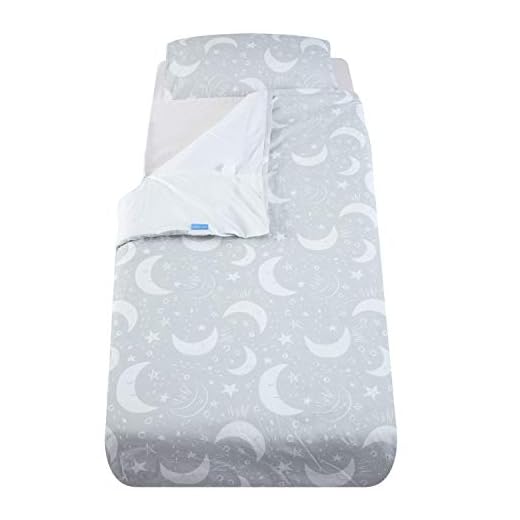 Tommee Tippee GRO Conjunto de cama Gro-to-bed, Cama individual, Tantas Lunas