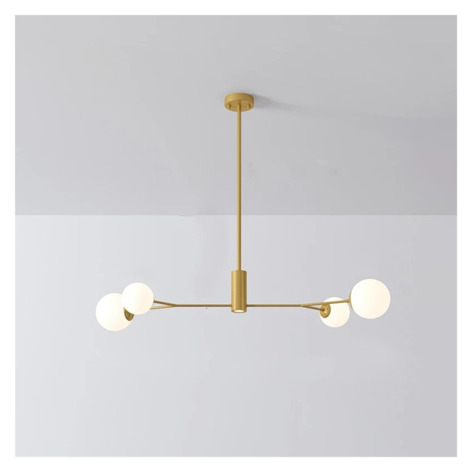 Lustres de plafond à LED modernes pour éclairer une grande table de repas