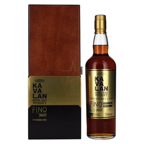 Kavalan SOLIST FINO SHERRY CASK Single Malt Whisky in Holzkiste 57,80% 0,70 Liter