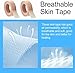 8 Rolls Micropore Tape, Nose Tape for Rhinoplasty Shaping, Flexible Skin Tape Breathable Nose Tape, Self Adhesive Gauze Tape for Wound Injuries Swelling Sports, Yellow(0.5 in x 10 Yd)