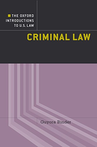 Criminal Law (Oxford Introductions to U.S. Law) (English Edition)