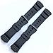 Hijiawee Men Resin Band Replacement for Caiso MCW-100H MCW-110H WS-220 HDD-S100 Silicone Watch Strap Sport Wristband (Black)