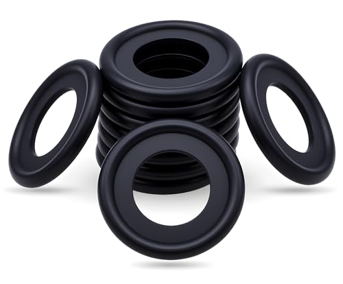 Image of 10PCS M12 Drain Plug Gasket Rubber Crush Washer Seals 12616850 3536966 Engine Oil Pan Drain Plug Seal Compatible with Chevy GMC Ford Engine Oil Crush Washers