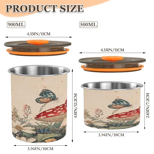 Vaso hermético para café de acero inoxidable 900ml miniatura 2