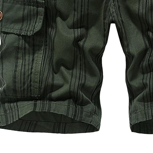 Shorts Casual Rayados para Hombre con Bolsillos miniatura 5