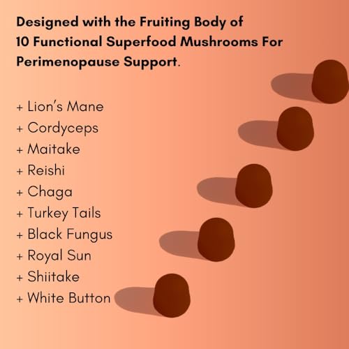 Image of So Mush Support Hormone Free Gummies for Menopause - Supports Energy, Focus, Immunity, Gut Health and More. 10 Functional Mushrooms (30 Servings)