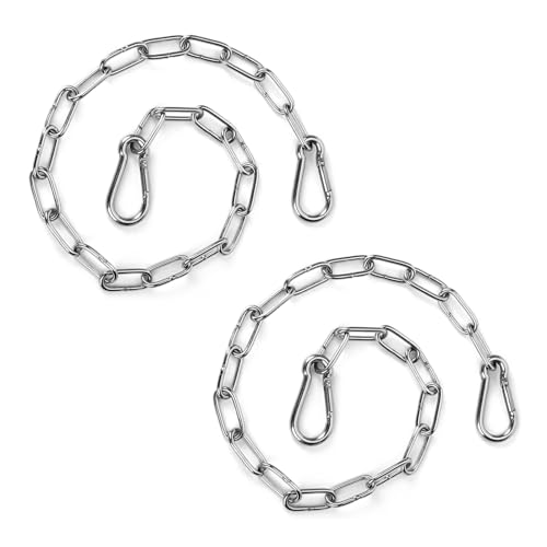 Asheyya 2PCS Stainless Steel Chain