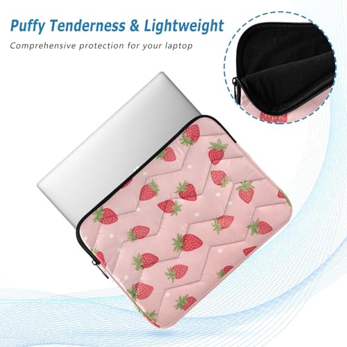 Funda para portátil 13-14 pulgadas con diseño de fresa miniatura 5