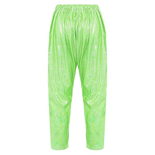 JanJean Kids Boys Sparkly Metallic Dancewear Pants Girls Toddler Wide Leg Baggy Trousers Dancing Performancing2