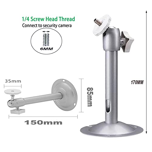 Byying Security Camera Wall Mount For Cctv Bullet Camera,Ip Camera Bracket, Aluminum Alloy Indoor Outdoor Wall Ceiling Mount #TOP1
