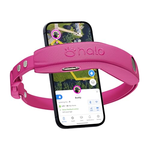 Halo Collar 4, GPS Wireless Dog Fence & Dog Training Collar with...