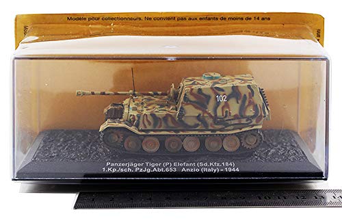 FLOZ Panzerjager Tiger(p) Elefant 1/72 miniature historique de collection en métal injecté