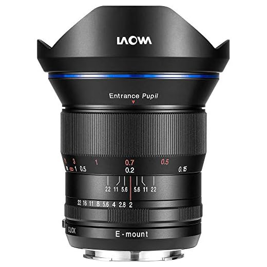 Laowa Kompatibel mit Sony FE Weitwinkelobjektiv VE1520SFE 15 mm F2 Zero Verzerrung, Schwarz