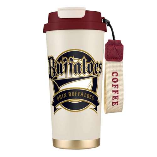 タンブラー コーヒー オリックス・バファローズ 水筒 ステンレス ボトル 魔法瓶 オフィス マグカップ カフェマグ 車用 マグボトル 真空断熱 保温 保冷 ふた付き 直飲み 広口 漏れない 二重構造 持ち運び 500ml