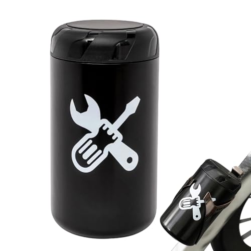 Bolsa de almacenamiento para bicicletas para ciclismo, almacenamiento de herramientas de reparación para bicicletas, pequeño almacenamiento portátil de herramientas, accesorios de viaje y accesorios
