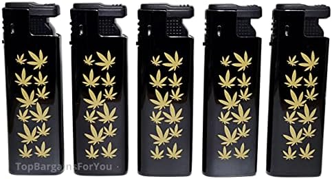 Zactly - 5 x FlameJack Colourful Windproof Dustproof Jet Lighters Really Powerful  LIMITED EDITION (Glitter Texture)