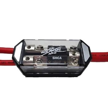 Amazon.com: 1/0 to (2) 4 ga ANL Fused Distribution Block