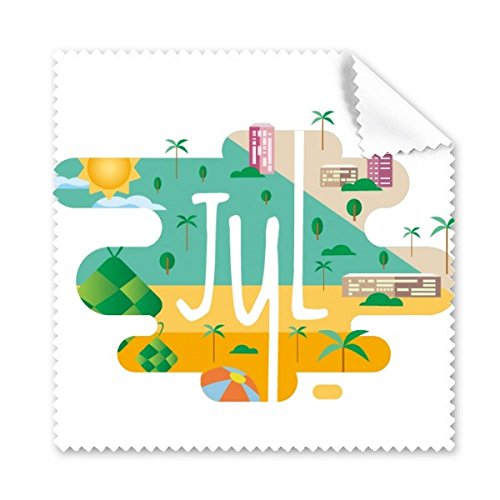 Tissu de nettoyage de précision illustration juillet pour verre