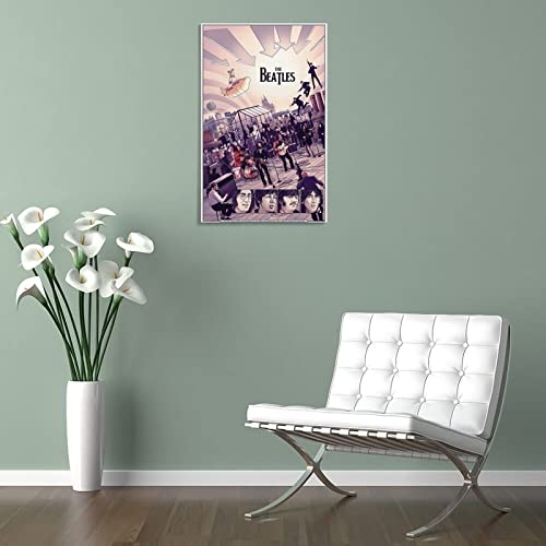 Poster The Beatles – Caricature décorative sur toile, affiches murales et image d’art – Décoration moderne pour chambre… - Les Beatles, Paul McCartney, John Lennon, RIngo Starr, George Harrison Poster The Beatles - Caricature décorative sur toile, affiches murales et image d'art - Décoration moderne pour chambre… – Image 6